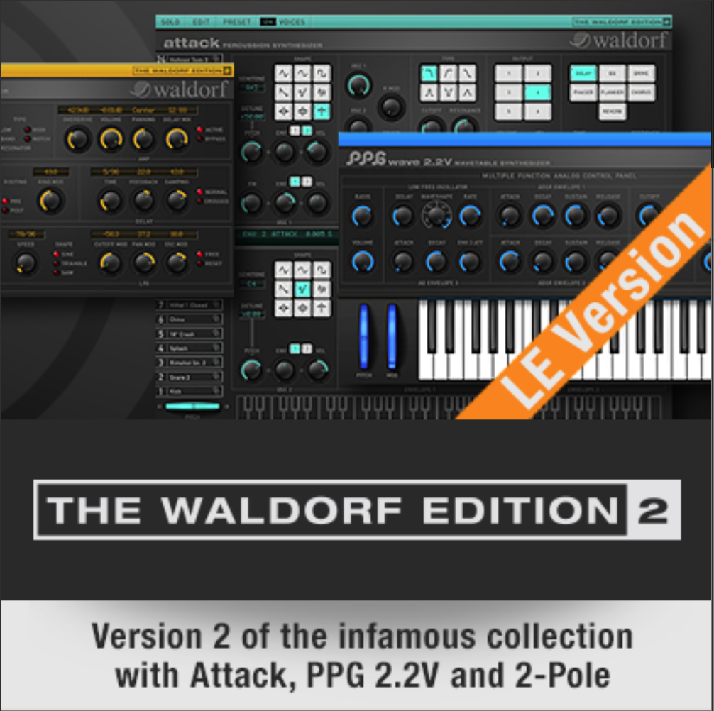 Waldorf Waldorf  Edition 2 LE  - Synth Bundle